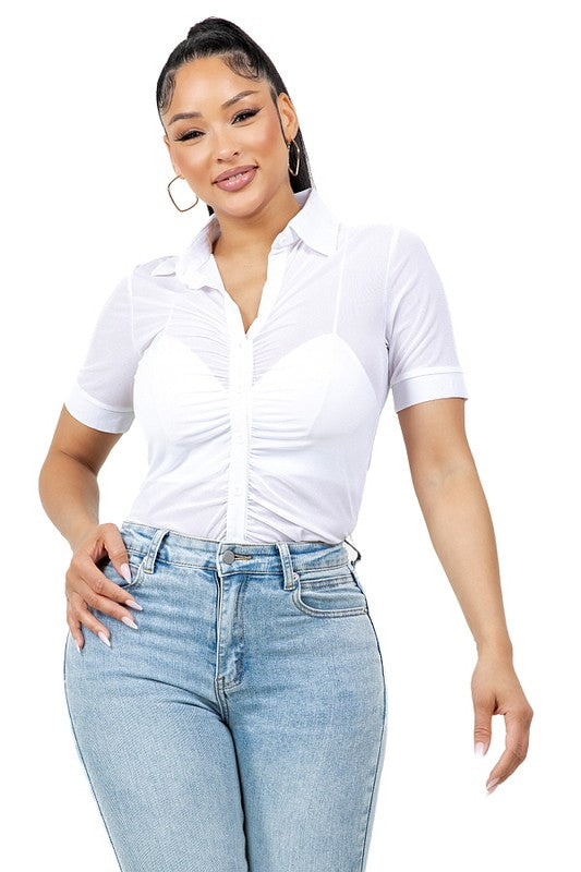Sophia shirt rhinestone women Blouse